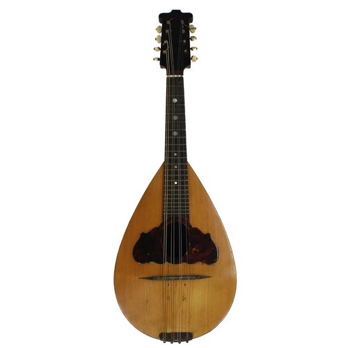 1270 - Good Neapolitan mandolin by and labelled George La Foley, Maker of the Mandoline & Guitar, Londo... 