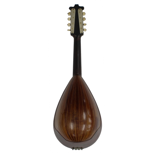 1270 - Good Neapolitan mandolin by and labelled George La Foley, Maker of the Mandoline & Guitar, Londo... 