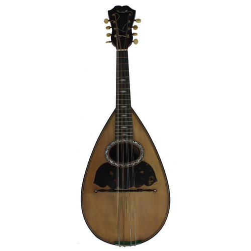 1272 - Good Neapolitan mandolin by and labelled Figli Vinaccia fu P. le & Nipote C. Munier Fabbricanti ... 