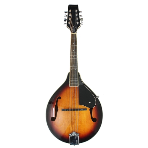 1278 - Contemporary Tanglewood Union Series TMS-AV A-style mandolin, with sunburst finish, padded gig bag... 