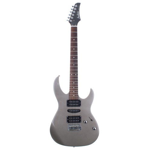 177 - Crafter Junior Comfort Series electric guitar, made in China; Finish: metallic pewter; Fretboard: ro... 