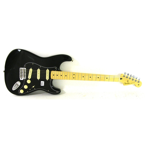 114 - 2015 Fender Special Edition Stratocaster electric guitar, made in Mexico, ser. no. MX15630273, black... 
