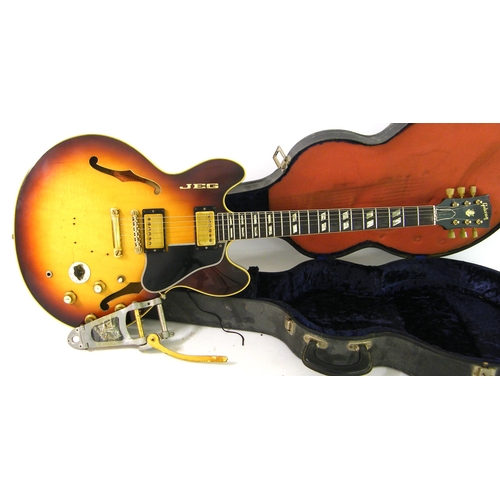 118 - 1965 Gibson ES-345TD Stereo Varitone hollow body electric guitar, made in USA, ser.  no. 272455, sun... 