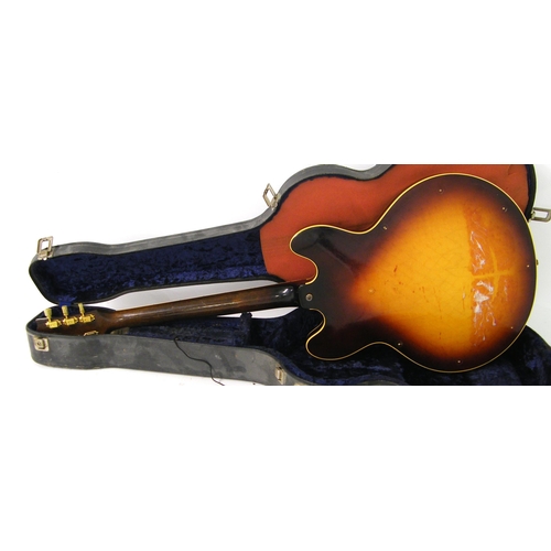 118 - 1965 Gibson ES-345TD Stereo Varitone hollow body electric guitar, made in USA, ser.  no. 272455, sun... 