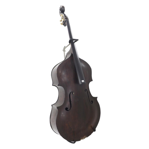 1530 - Interesting and rare Italian double bass circa 1800, unlabelled