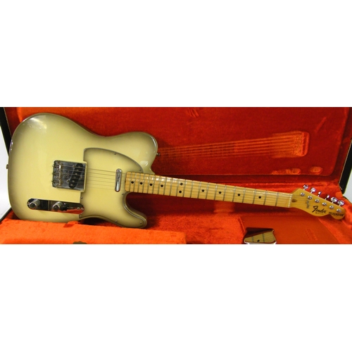 61 - 1978 Fender Telecaster electric guitar, made in USA, ser. no. S728494, Antigua finish with some mino... 