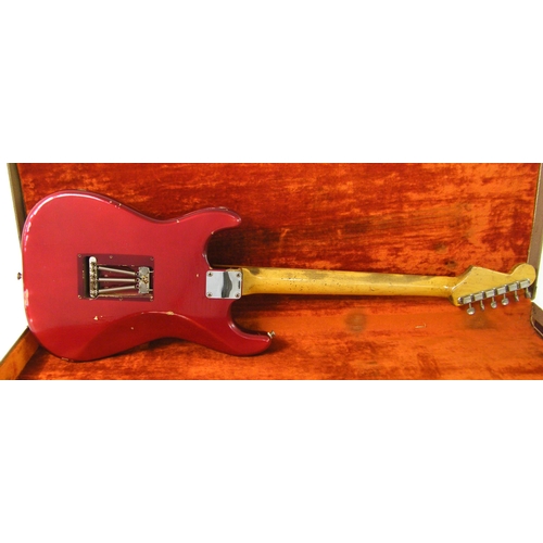 66 - 1960 Fender Stratocaster electric guitar, made in USA, ser. no. 56349, Clive Brown relic  refinish i... 