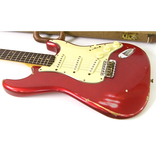 66 - 1960 Fender Stratocaster electric guitar, made in USA, ser. no. 56349, Clive Brown relic  refinish i... 