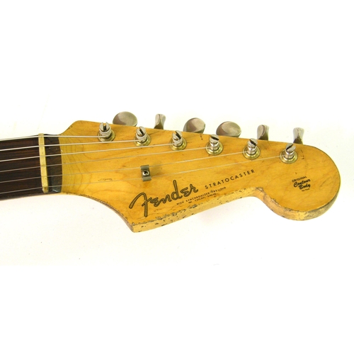 66 - 1960 Fender Stratocaster electric guitar, made in USA, ser. no. 56349, Clive Brown relic  refinish i... 