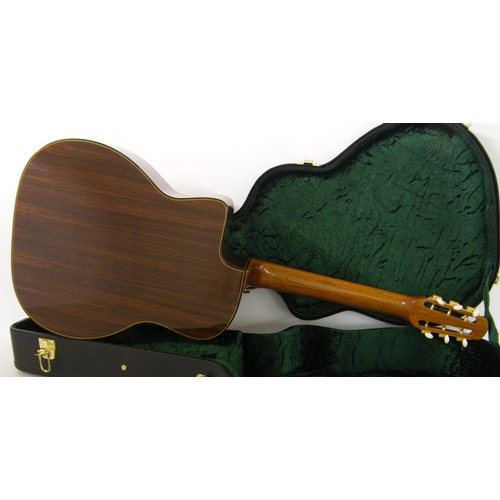 74 - Gitane D-500 Maccaferri style gypsy jazz electro-acoustic guitar, ser. no. 7104, finish in clean con... 
