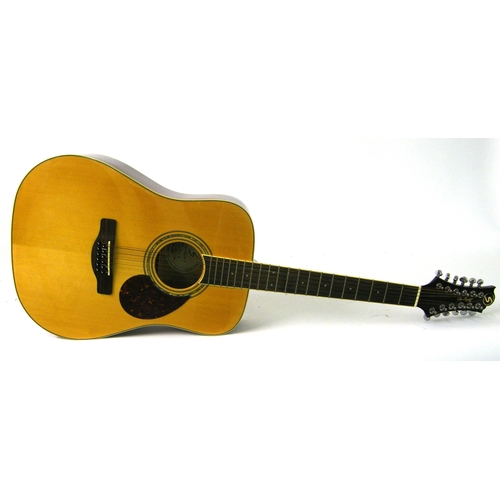 90 - Samick Greg Bennett Design D-5-12 twelve string acoustic guitar, made in Indonesia,  ser. no. SI5080... 