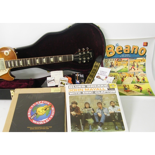 99 - Gibson Custom Eric Clapton 1960 Les Paul Tom Murphy Aged electric guitar, no. Clapton 071, 1/95 hand... 