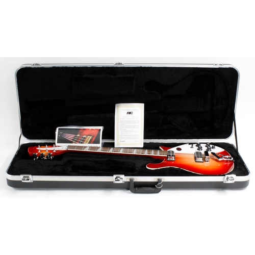 327 - 2019 Rickenbacker 620/12 twelve string electric guitar, made in USA, ser. no. 19xxxx8; Finish: Fireg... 