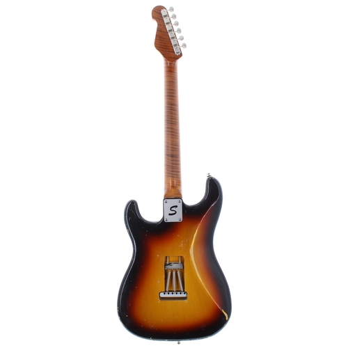 350 - Smitty Guitars Custom Classic S electric guitar, made in the Netherlands; Finish: sunburst heavy rel... 