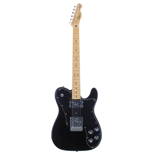 365 - 2012 Squier by Fender Telecaster Custom electric guitar; Finish: black, minor surface marks; Fretboa... 