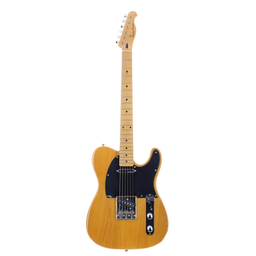 375 - Harley Benton VT Series TE-52 electric guitar; Finish: butterscotch; Fretboard: maple; Frets: good; ... 