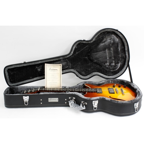 388 - Eastman Romeo hollow body electric guitar, made in China, ser. no. 1xxxxxx7; Finish: honey burst; Fr... 