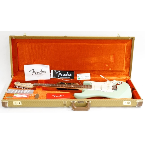 400 - 2013 Fender Jeff Beck Stratocaster electric guitar, made in USA, ser. no. US13xxxxx2; Finish: surf g... 