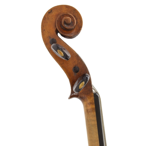 11 - Good Irish violin by and labelled Made by Thos. Perry & Wm. Wilkinson, Musical Instrument Makers, no... 