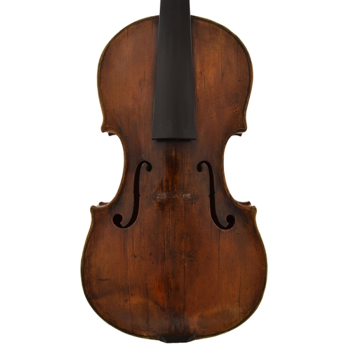 19 - Interesting 18th century violin labelled Januarius Gagliano, Filius-Alexandri, fecit Neap 1732, the ... 