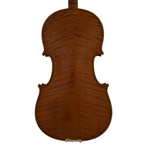 27 - French violin by and labelled Lutherie Artistique, Charles Fetique Á Mirecourt (Vosges), no. 91, 190... 