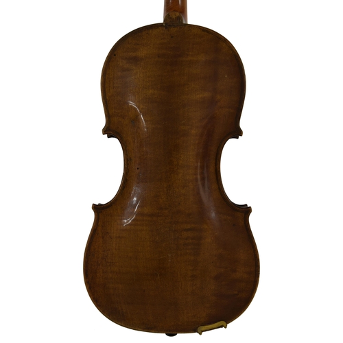 29 - English violin by and labelled Made by John Barrett..., 14