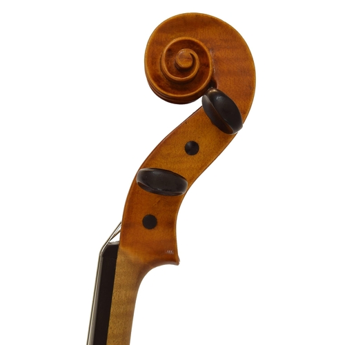 55 - German viola by and labelled Ottomar Hausmann, Geigen-und Cellobauer, Mittenwald 1978, also bearing ... 