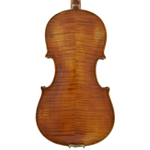 9 - English violin by James Worden labelled Jacobus Worden, fecit in Prestoniensis Anno 1904, sub titulo... 