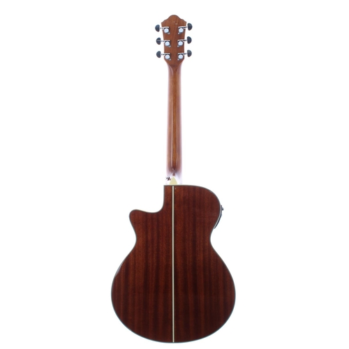 402 - 2015 Ibanez ABG12II-NMH-3R-02 electro-acoustic guitar, made in China; Finish: mahogany, a few minor ... 