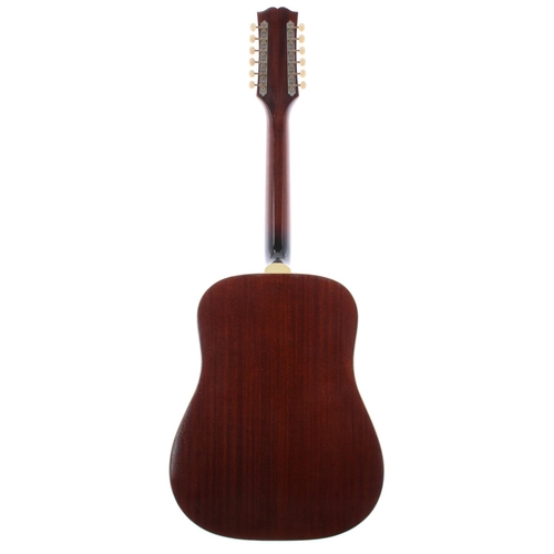 407 - Espana Hagstrom twelve string acoustic guitar, made in Sweden, circa 1964; Back and sides: mahogany,... 