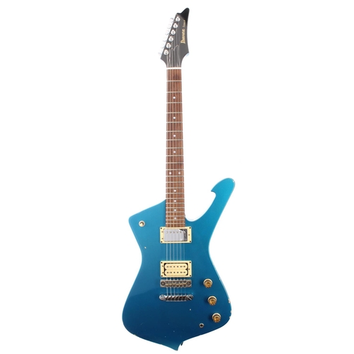 411 - 1982 Ibanez Iceman II IC50 electric guitar, made in Japan, ser. no. B82xxx5; Finish: Regal blue, var... 