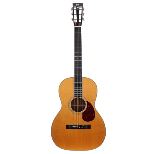 425 - 2001 Santa Cruz 00 acoustic guitar, made in USA, ser. no. 1x4; Back and sides: rosewood; Top: natura... 