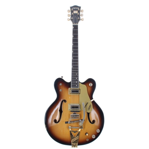 437 - 1968 Gretsch Viking hollow body electric guitar, made in USA, ser. no. 2xxx3; Finish: sunburst, heav... 