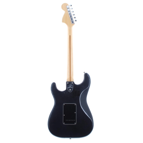 439 - 1979 Fender Stratocaster electric guitar, made in USA, ser. no. S9xxxx7; Finish: black, cracking and... 