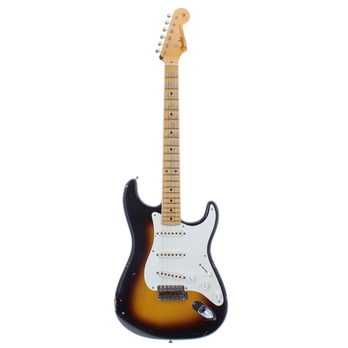 440 - 2013 Fender Custom Shop Eric Clapton 'Brownie' Tribute Stratocaster electric guitar; Finish: sunburs... 