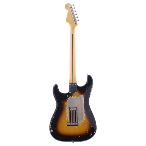 440 - 2013 Fender Custom Shop Eric Clapton 'Brownie' Tribute Stratocaster electric guitar; Finish: sunburs... 