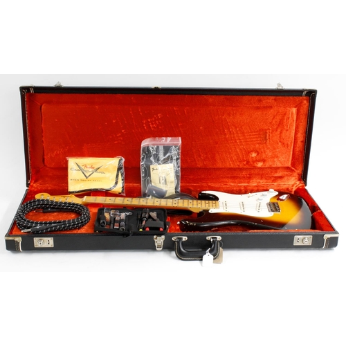 440 - 2013 Fender Custom Shop Eric Clapton 'Brownie' Tribute Stratocaster electric guitar; Finish: sunburs... 