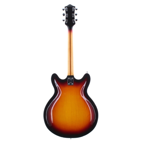 443 - Wilson (Watkins) SAF-2 hollow body electric guitar, made in England, circa 1969; Finish: sunburst, s... 