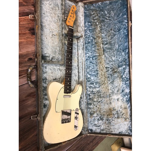 39 - 1964 Fender Telecaster electric guitar with Clive Brown body finish, ser. no. L4xxx8; Finish: blonde... 