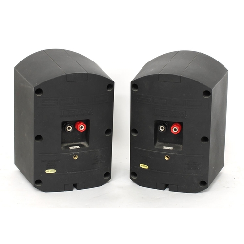 1186 - Pair of B & W Rock Solid Team speaker monitors