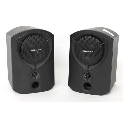 1190 - Pair of B & W Rock Solid Team speaker monitors