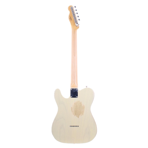 318 - 2014 Fender Custom Shop 1960 Esquire Relic electric guitar, with later 'Waylon Jennings' type body j... 