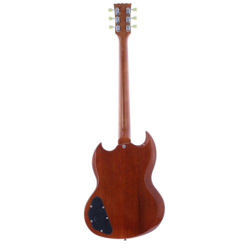 321 - JHS Vintage VS6 electric guitar; Finish: natural mahogany; Fretboard: Lignum Rosa; Frets: good; Elec... 