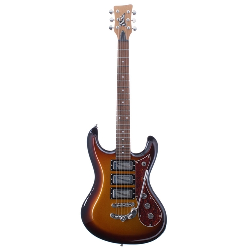 323 - Italia Europa electric guitar, made in Korea; Finish: metallic sunburst; Fretboard: rosewood; Frets:... 