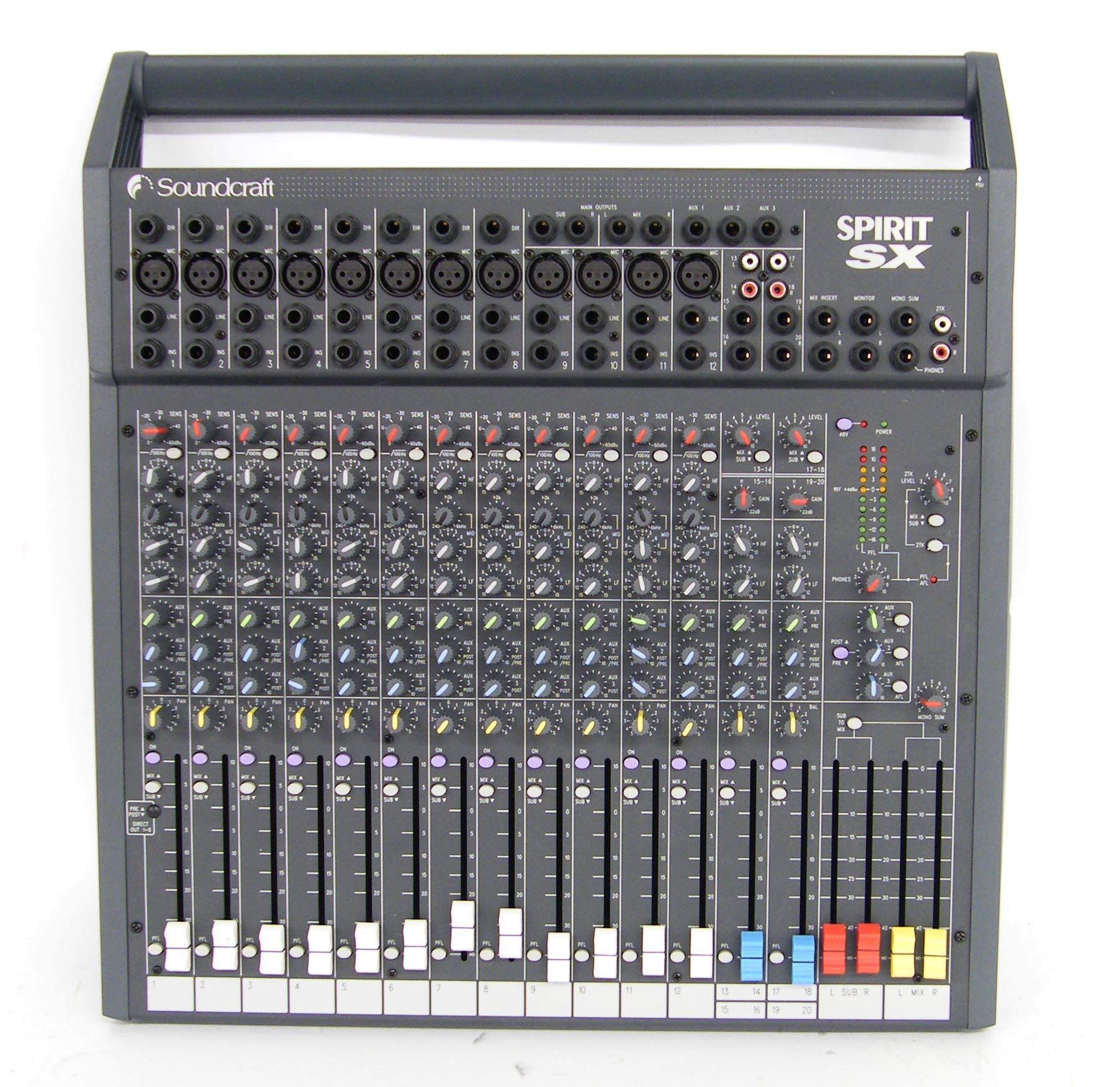 Soundcraft SPIRIT FOLIO SX 16CH ミキサー