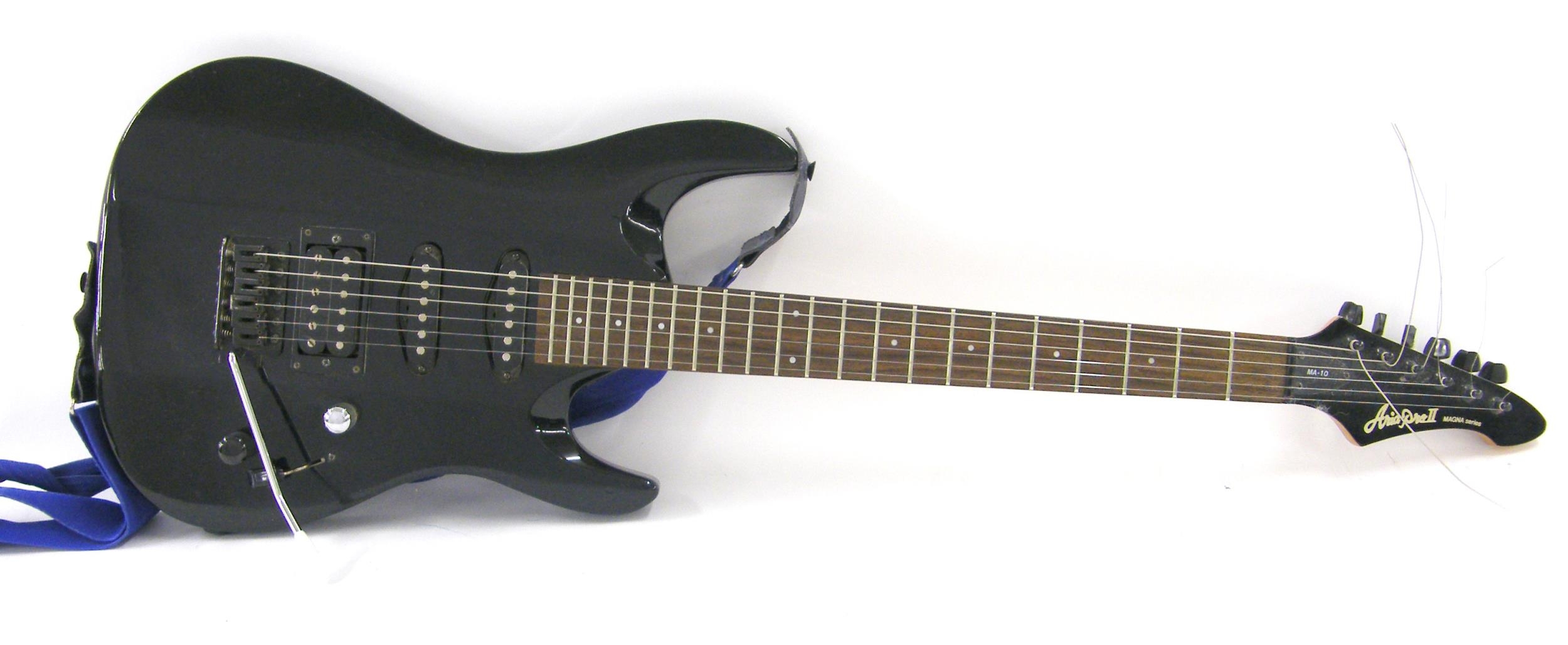 Aria Pro II MA-650 Magna Series 1990's Rainbow Splatter MIJ Japan
