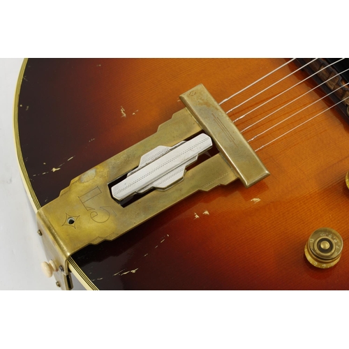 340 - 1951 Gibson L5-CES hollow body electric guitar, made in USA, ser. no. A9xx0; Finish: sunburst, attra... 