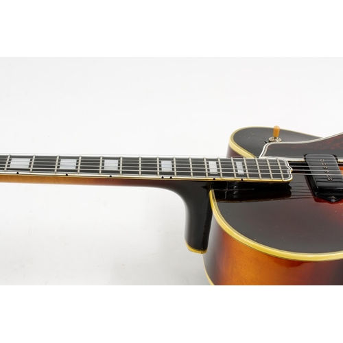 340 - 1951 Gibson L5-CES hollow body electric guitar, made in USA, ser. no. A9xx0; Finish: sunburst, attra... 