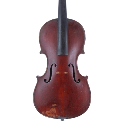 2441 - English violin by and labelled A.L. Scholes, Violin Maker, 6, Windsor Place, Bedford, no. 24, 1930, ... 