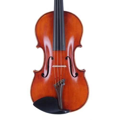 2444 - Contemporary English violin by and labelled Corrie Schrijver, 3 The Mews, Old Newbridge Hill, Bath 2... 